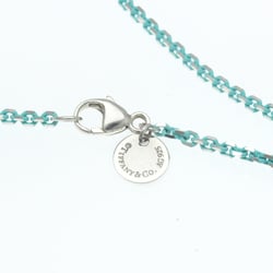 Tiffany Hawaii Limited Charm Shopper Motif Necklace Silver 925 No Stone Men,Women Fashion Pendant Necklace (Blue,Silver)