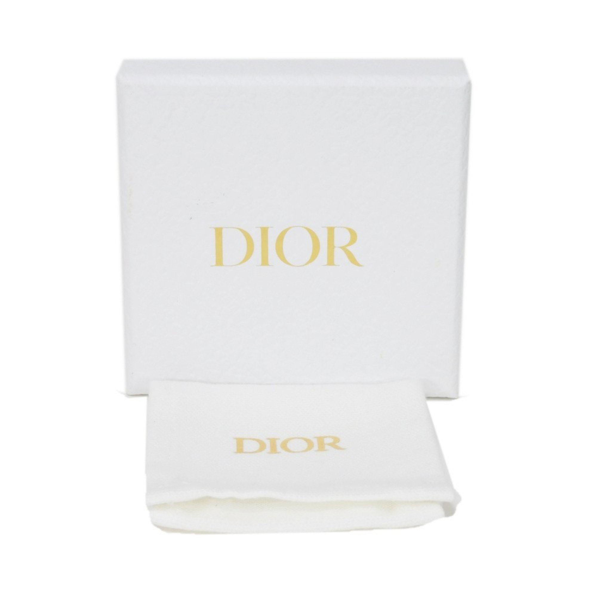 Christian Dior Dior Earrings Tribal D-VIBE Star Ball AirPods Holder Chain Removable Matte Lacquer Pearl White Women's