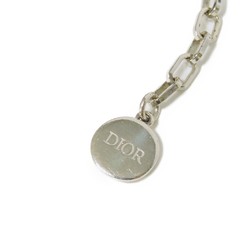 Dior HOMME Bracelet Kenny Scharf Crystal Medallion KENNY SCHARF Chain Metal Rhinestone Silver Men's