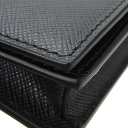 PRADA Business Card Holder/Card Case 2MC122 Saffiano Leather NERO Black Holder Accessories