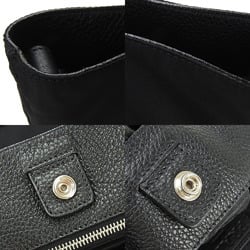 Prada tote bag shoulder large nylon black leather ladies PRADA NERO