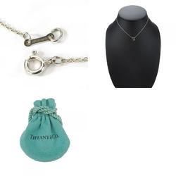 Tiffany Necklace Loving Heart Silver 925 Approx. 2.1g Paloma Picasso Accessories Women's TIFFANY&Co.