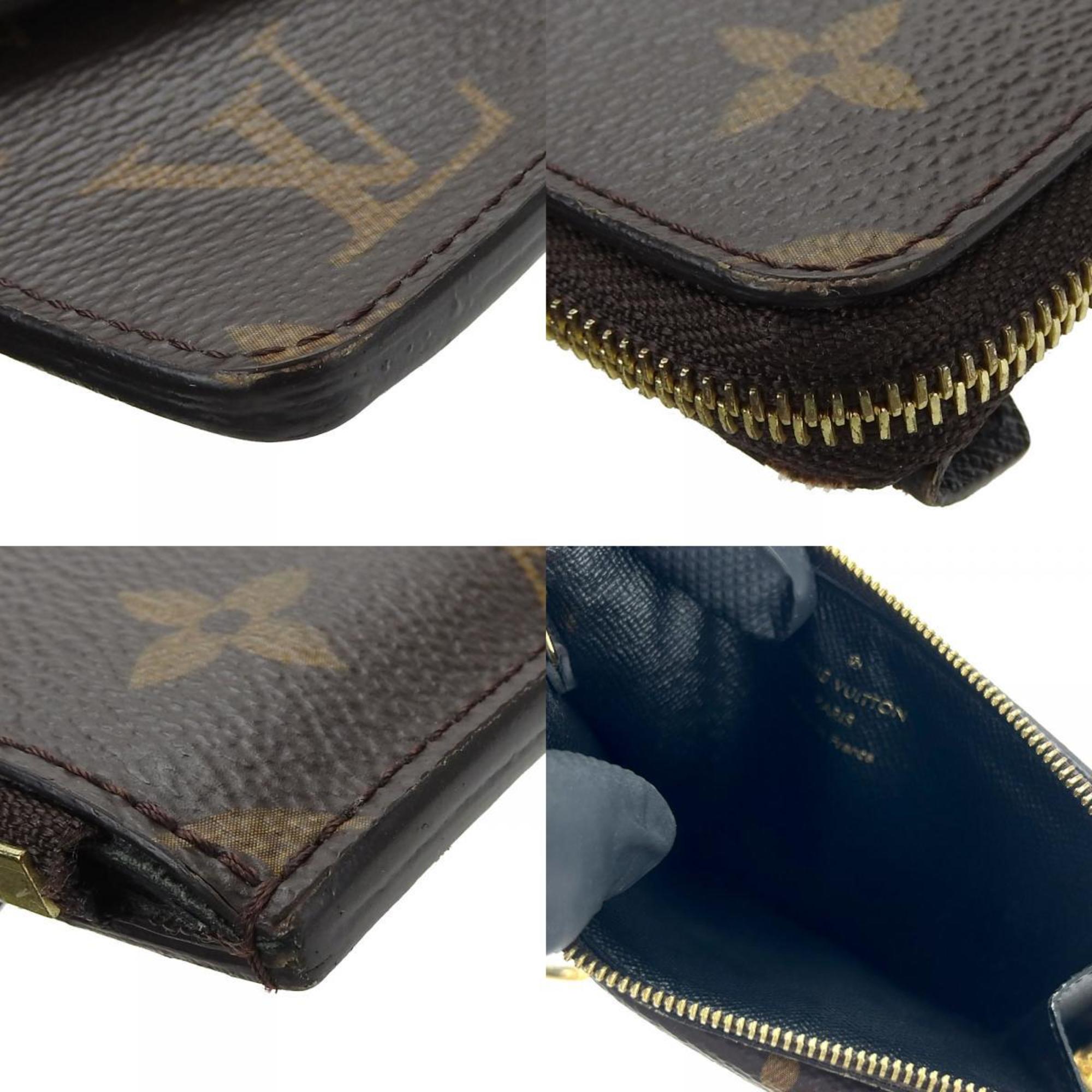 Louis Vuitton Business Card Holder/Card Case Porto Cult Recto Verso M69431 Monogram Canvas Brown Black Accessories Wallet/Coin Ladies LOUIS VUITTON