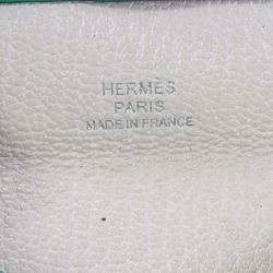 Hermes Wallet/Coin Case Bastia Chevre Green B Engraved Accessories Women's Men's HERMES