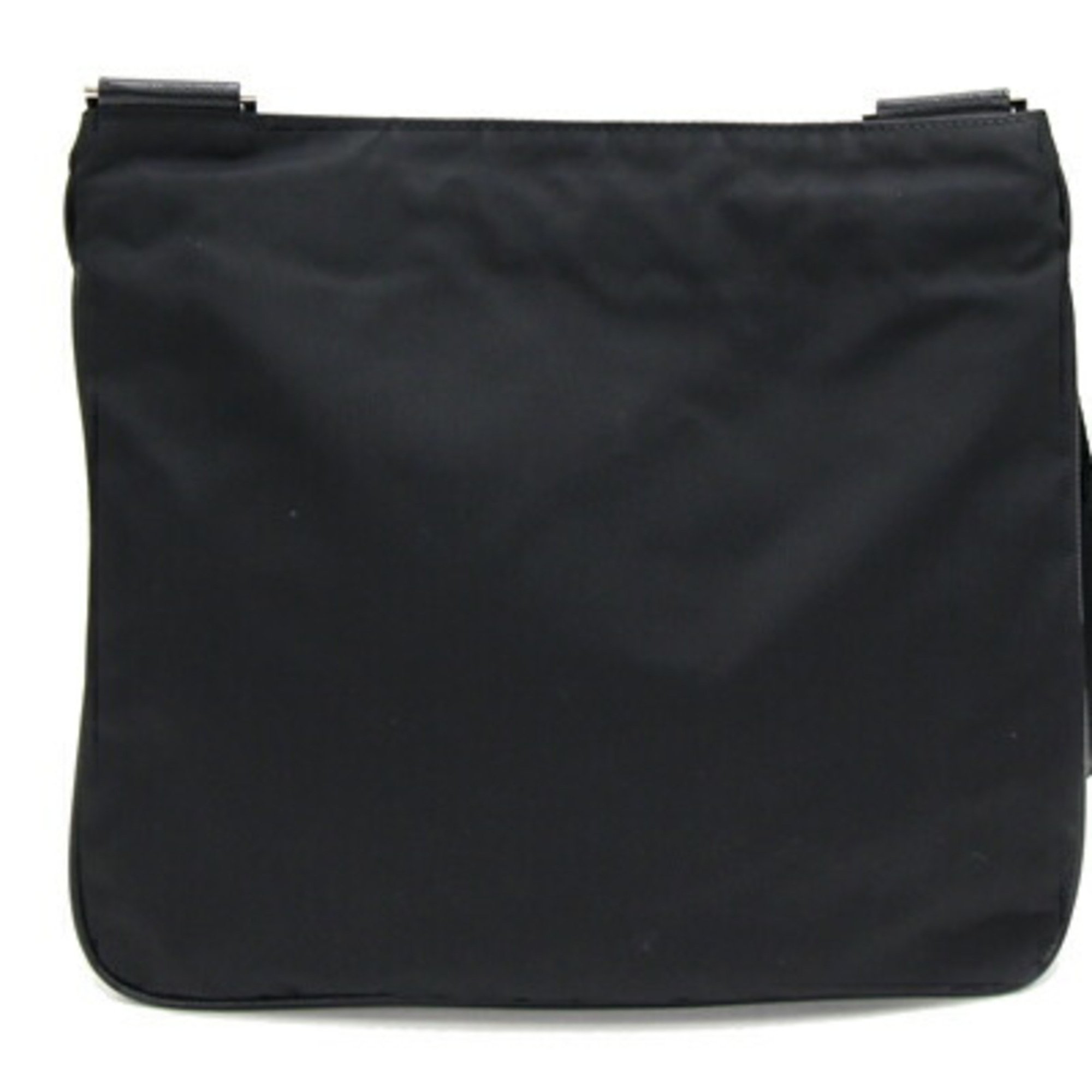 Prada shoulder bag black nylon ladies men PRADA