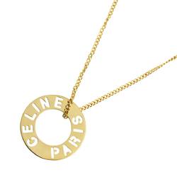 Celine CELINE Circle Necklace 50cm K18 YG Yellow Gold 750 Neckalce