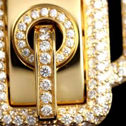 HERMES Suntulle Diamond 1.59ct Bracelet 16cm K18 YG Yellow Gold 750 Bangle