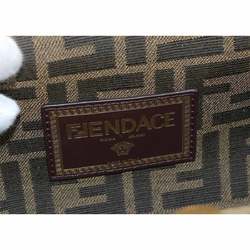 FENDI Versace First Small 2way Clutch Shoulder Bag Silk Multicolor 8BP129 Gold Hardware