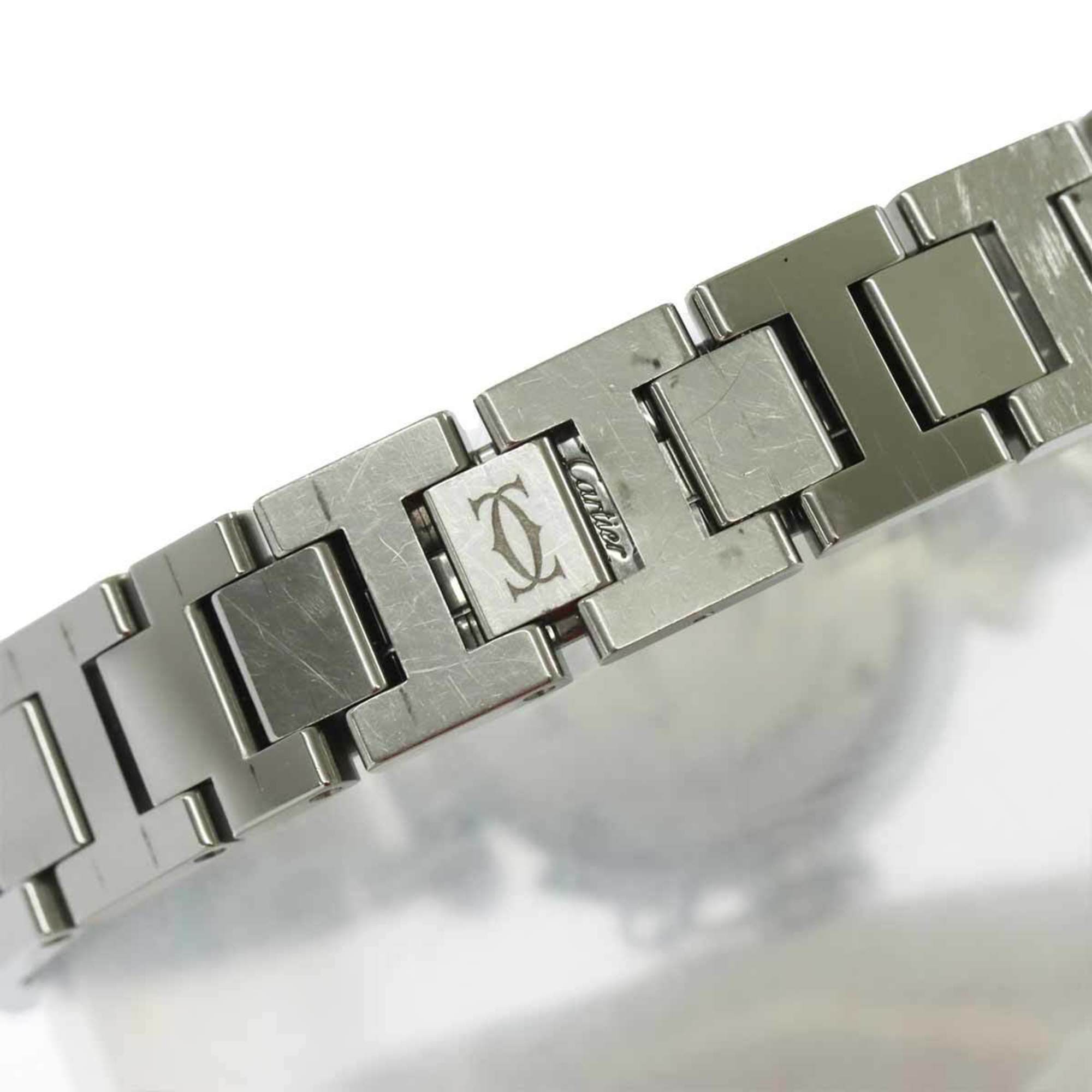 Cartier Miss Pasha W3140007 Women's Watch Silver Dial Quartz