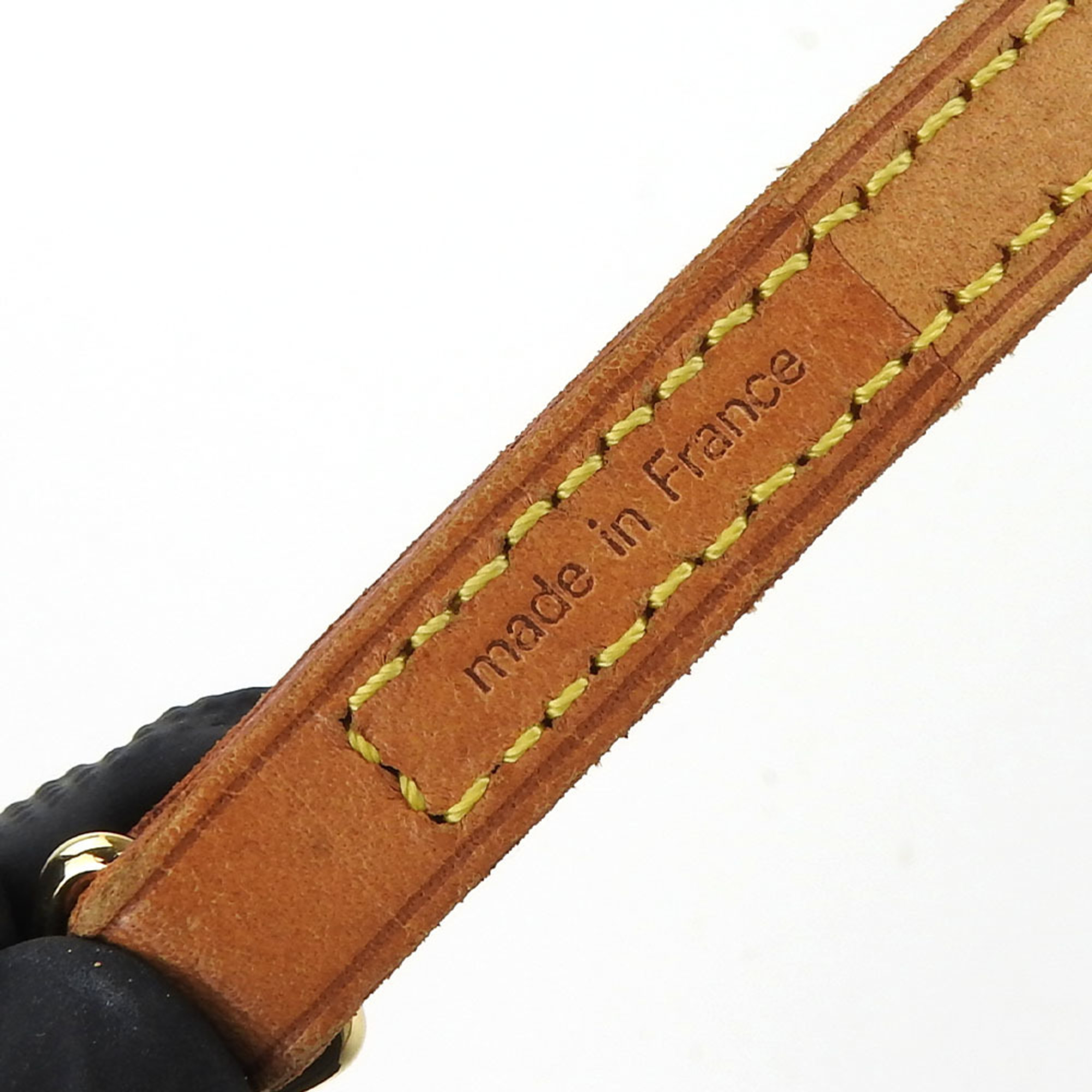 Louis Vuitton Shoulder Strap Tanned Leather Beige Approx. 120.5cm Women's LOUIS VUITTON