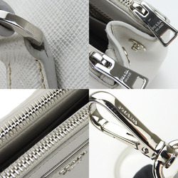 PRADA Hand Bag Shoulder Galleria Medium 1BA863 Saffiano Leather White Women's shoulder leather white TALCO 1