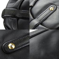 prada shoulder bag leather black handbag ladies PRADA