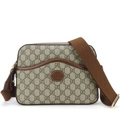 Gucci Shoulder Bag 675891 GG Supreme Canvas Beige Brown Interlocking G Women Men GUCCI