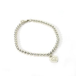 Tiffany Bracelet Return to Beads Silver 925 Approx. 5.3g Blue Heart Tag Women's TIFFANY&Co.