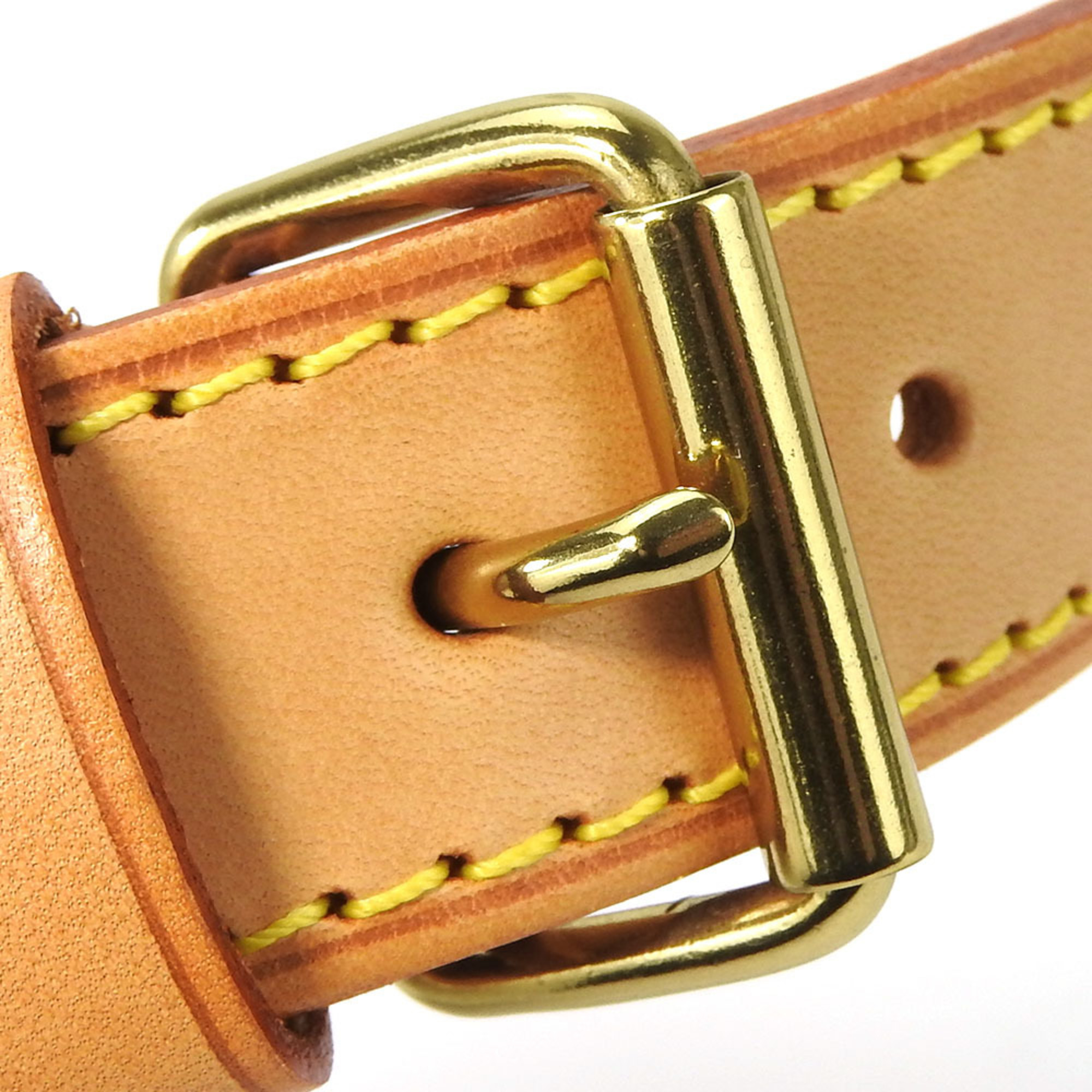 Louis Vuitton Shoulder Strap Tanned Leather Beige Keepall Bandouliere Adjustable LOUIS VUITTON