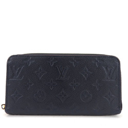 Louis Vuitton Long Wallet Zippy M62121 Monogram Empreinte Marine Rouge Navy Round Accessory Women's LOUIS VUITTON