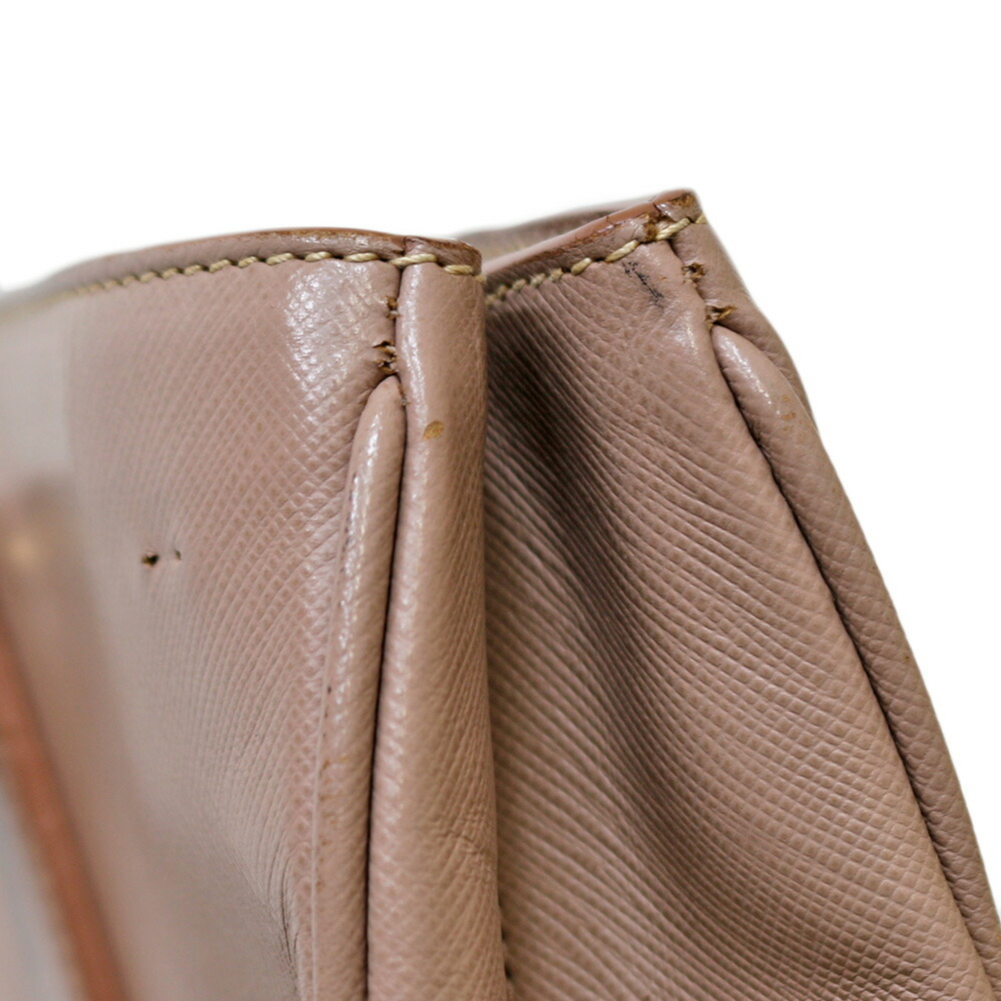 Prada Saffiano Women's Leather Shoulder Bag Pink