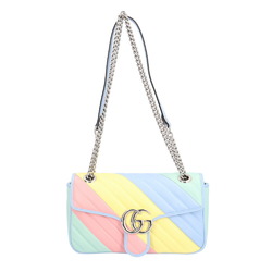 Gucci Small Shoulder GG Marmont Bag Leather 443497 520981 Multicolor Women's GUCCI Chain BRB10010000013188