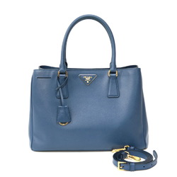 Prada Shoulder Bag Leather Navy Ladies PRADA Handbag BRB01000000001030