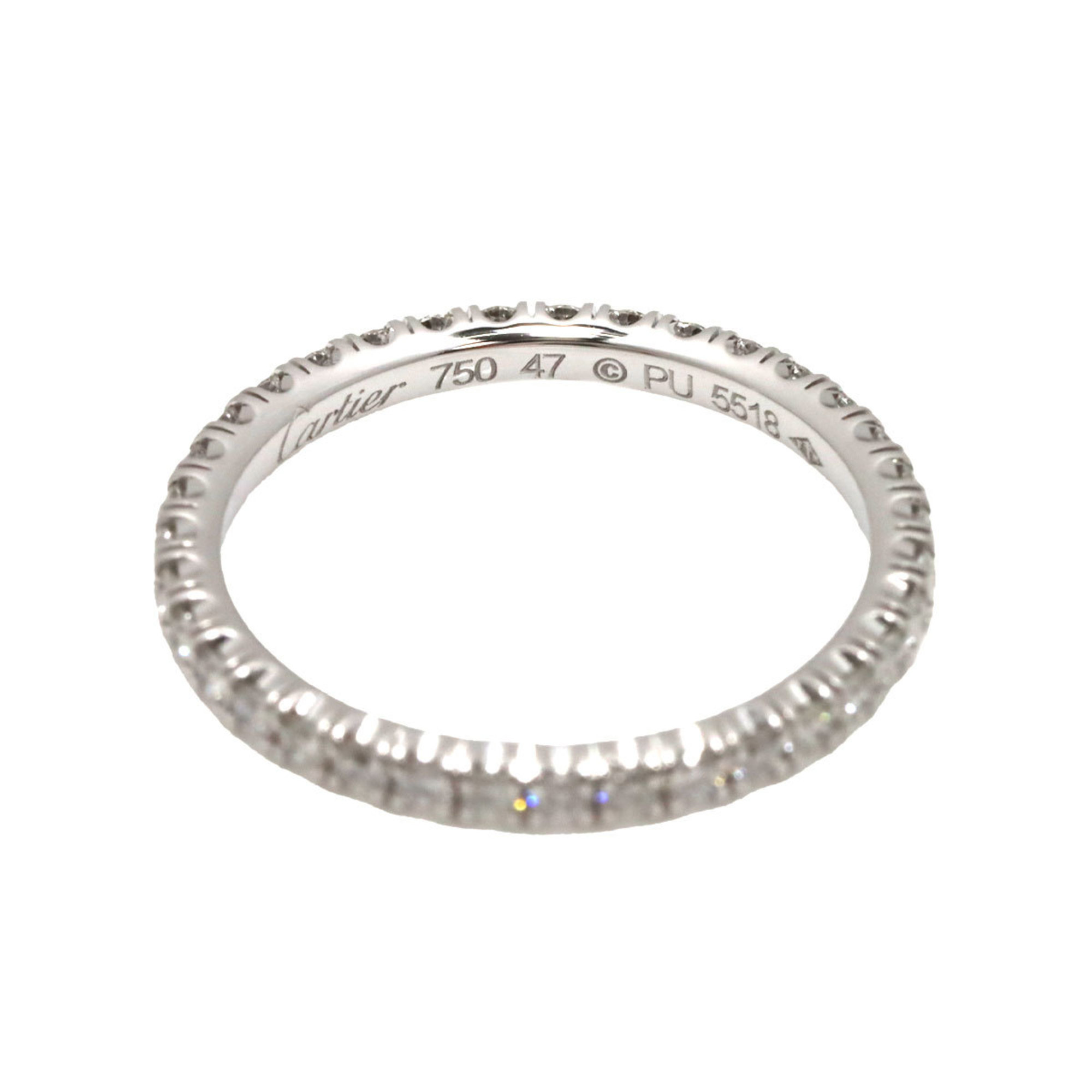 Cartier ETINCELLE #47 Ring Full Diamond K18 WG White Gold 750