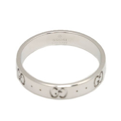 Gucci GUCCI Icon #19 Ring K18 WG White Gold 750