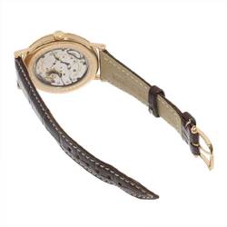 Breguet Classic 5277BR Men's Watch K18PG Pink Gold Silver Dial Power Reserve Luton Manual Winding
