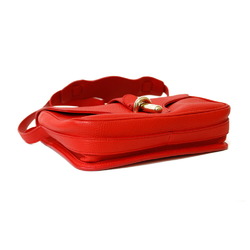 Balenciaga Shoulder Bag Leather Red Women's BALENCIAGA BRB01000000001224