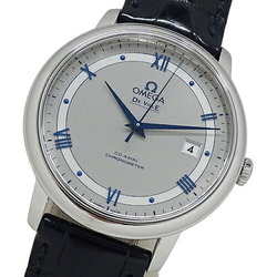 Omega OMEGA Deville Prestige 424.13.40.20.02.003 Watch Men's Brand Co-Axial Date Automatic Winding AT Stainless Steel SS Leather Overhauled/Polished