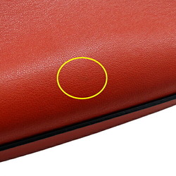FENDI Bag Women's Brand Handbag Shoulder 2way Leather Micro Peekaboo Red Silver Hardware 8M0355
