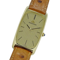 Jaeger-LeCoultre JAEGER-LECOULTRE 9107.21 Watch Men's Brand Hand-wound YG Leather Gold Brown Antique Overhauled/Polished