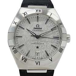 Omega OMEGA Constellation 131.12.41.21.06.001 Watch Men's Brand Co-Axial Master Chronometer Date Automatic Winding AT Stainless Steel SS Rubber Gray Back Skew Polished