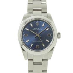 Rolex Oyster Perpetual 177200 Z number boys watch roulette blue dial self-winding automatic ROLEX Prpetual