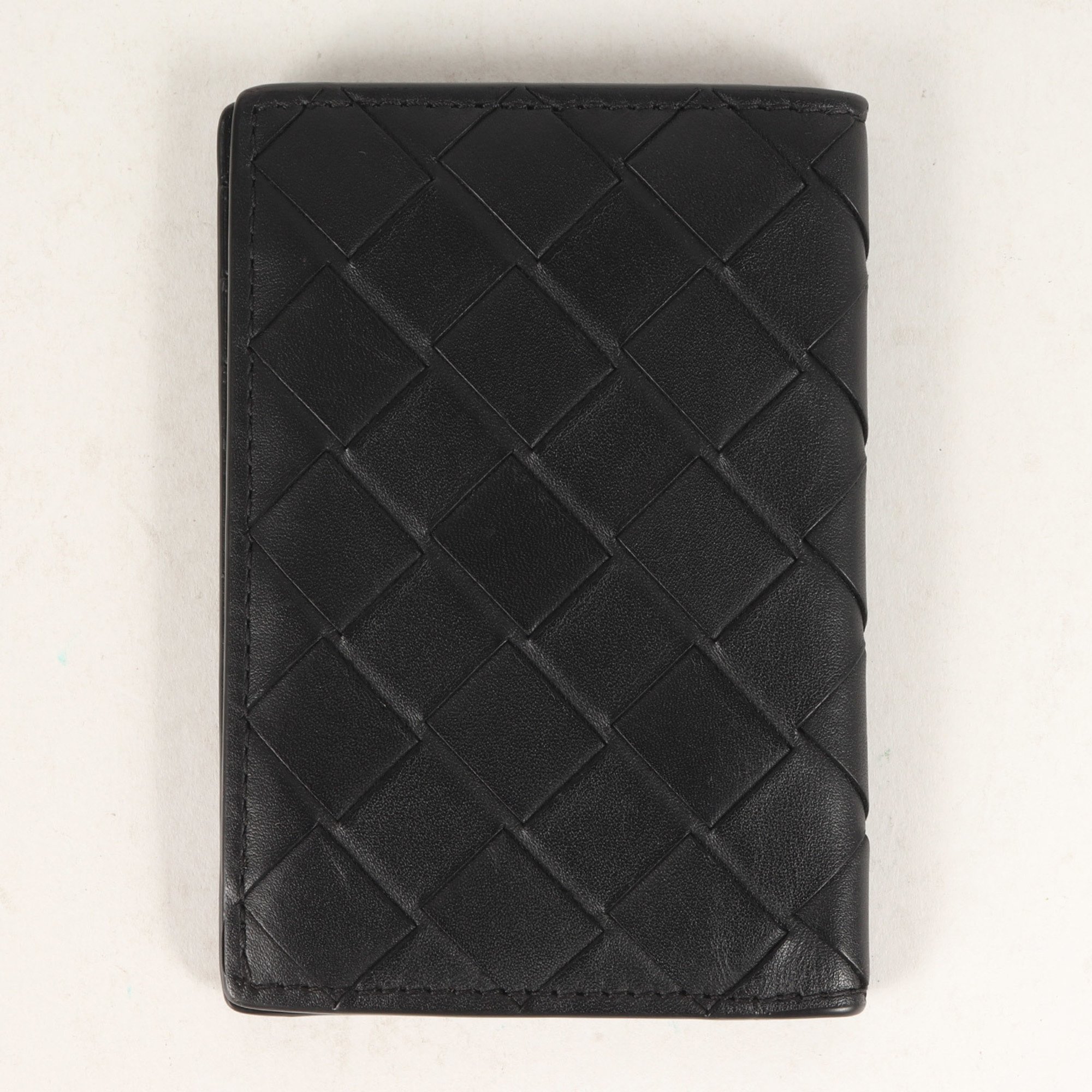 BOTTEGA VENETA Bottega Veneta 20AW Intrecciato Leather Business Card Holder/Card Case Holder Pass Black Men's