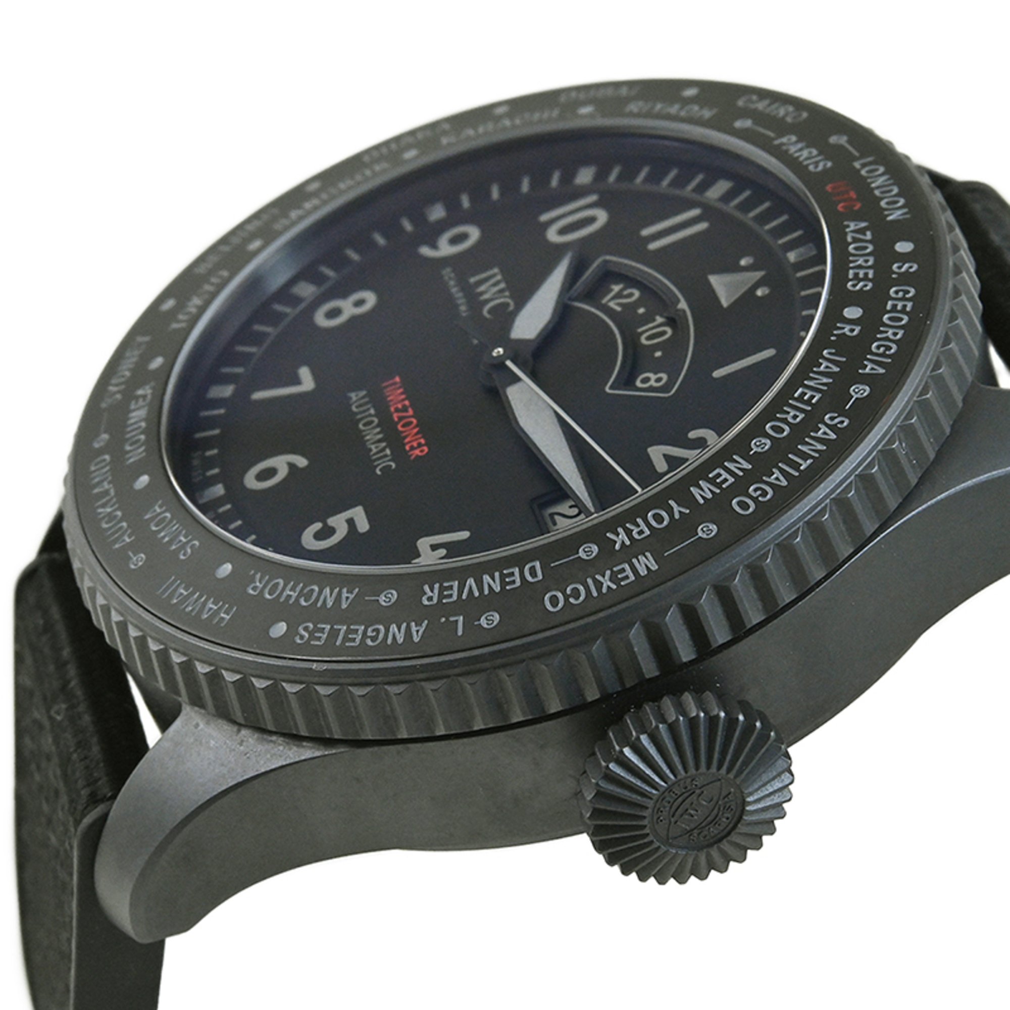 IWC Pilot Watch Timezoner Top Gun Ceratanium IW395505