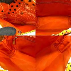 Hermes Bag Foolbi 25 Orange Bag-in-bag Multi-case Paisley Star Pattern Ladies Silk x Vaux Balenia HERMES