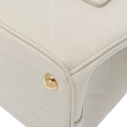 PRADA Prada Galleria Small White 1BA896 Women's Saffiano Bag