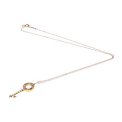 Tiffany Atlas Key Necklace Pink Gold (18K) Diamond Men,Women Fashion Pendant Necklace (Pink Gold)