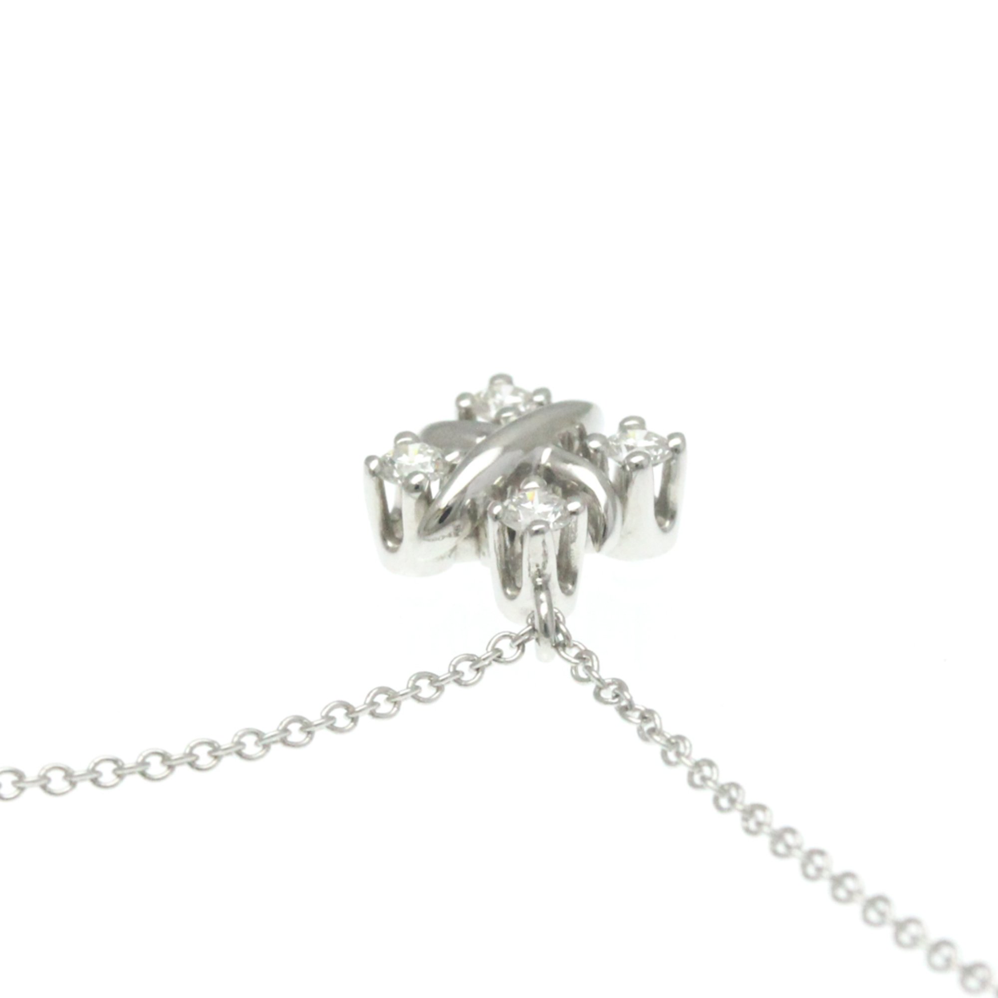 Tiffany Lynn Pendant Schlumberger Necklace White Gold (18K) Diamond Men,Women Fashion Pendant Necklace (Silver)