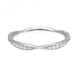 Chanel Camellia Full Eternity Ring Platinum Fashion Diamond Band Ring Silver