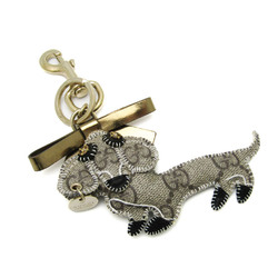 Gucci Artu Bag Charm 206082 Keyring (Beige,Black,Gold)