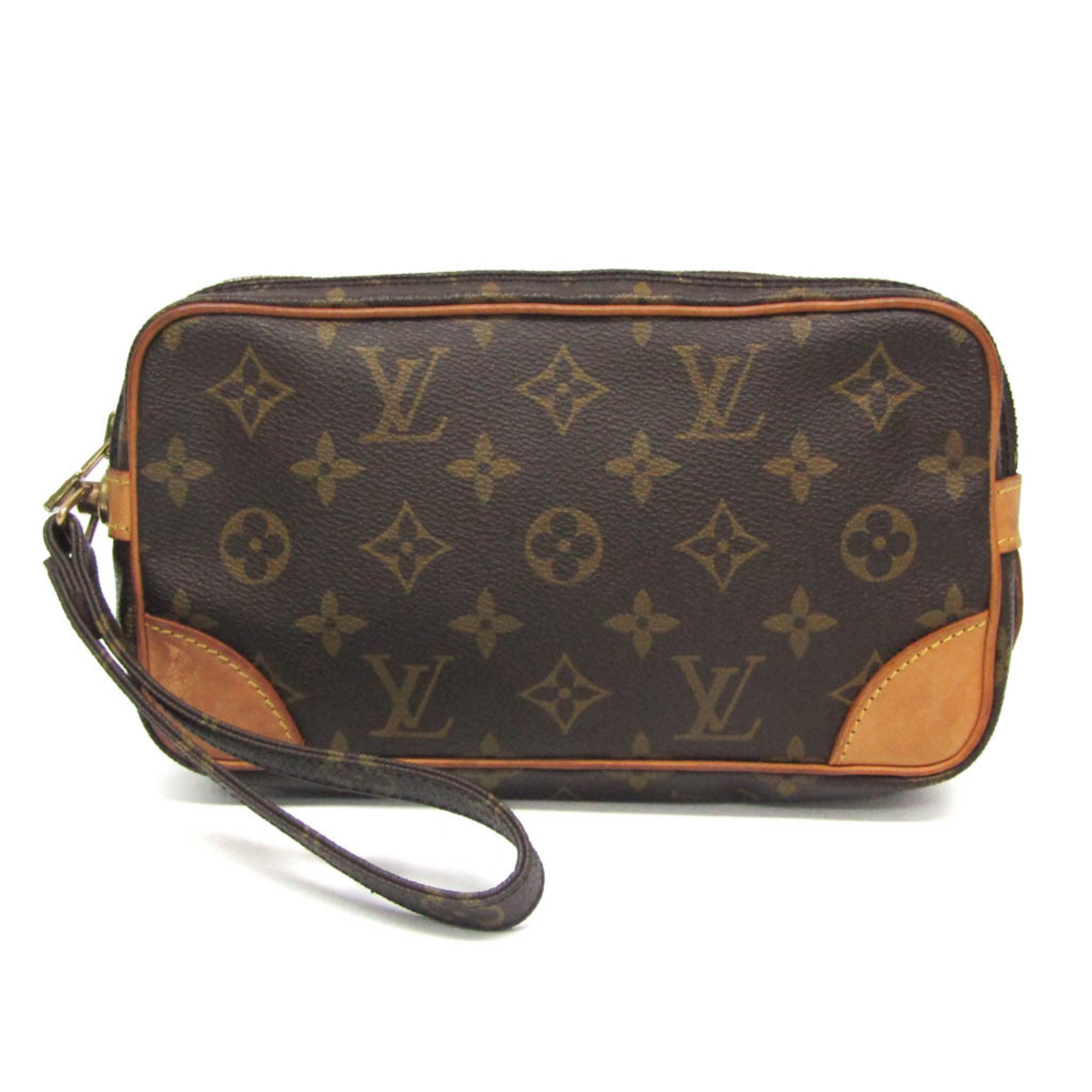 Louis Vuitton Monogram Marly Dragonne PM M51827 Women's Clutch Bag Monogram