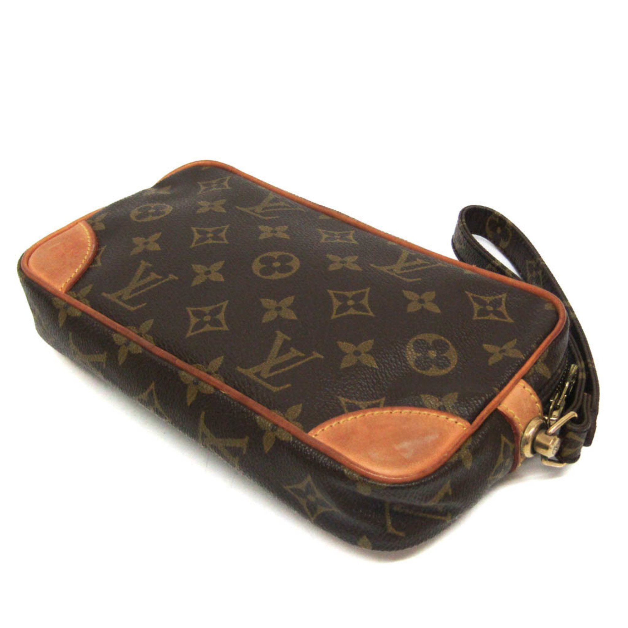 Louis Vuitton Monogram Marly Dragonne PM M51827 Women's Clutch Bag Monogram