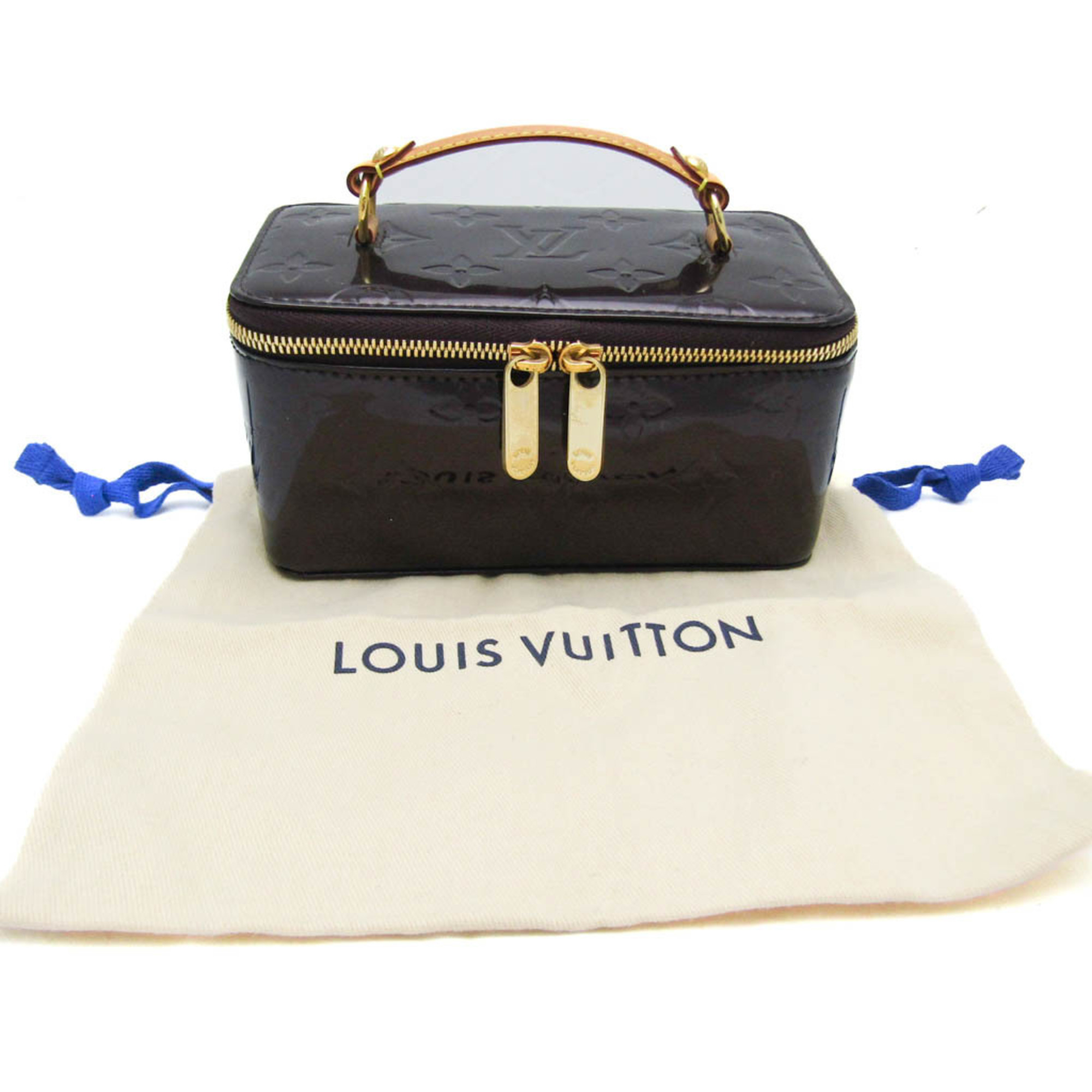 Louis Vuitton Monogram Vernis Jewelry Case M91272 Jewelry Case Amarante Monogram Vernis