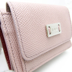 Tod's XAWDSRB0000TBB3Z99 Women's Leather Long Wallet (tri-fold) Pink Beige,Red Color