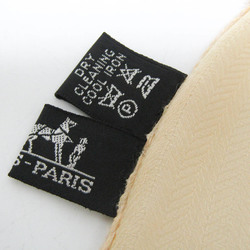 Hermes Women's Cashmere Wool Shawl Light Beige