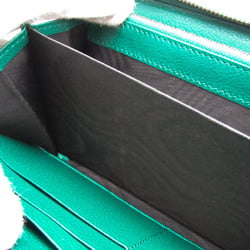 Gucci Bamboo 658634 Women's Leather Long Wallet (bi-fold) Green