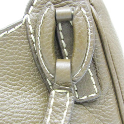 Tod's Women's Leather Handbag Beige Brown