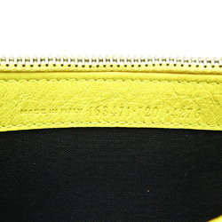 Balenciaga Classic 163471 Women,Men Leather Long Wallet (bi-fold) Yellow