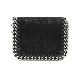 Stella McCartney Falabella Small W9132 AU18 Women's Polyester Wallet (tri-fold) Black