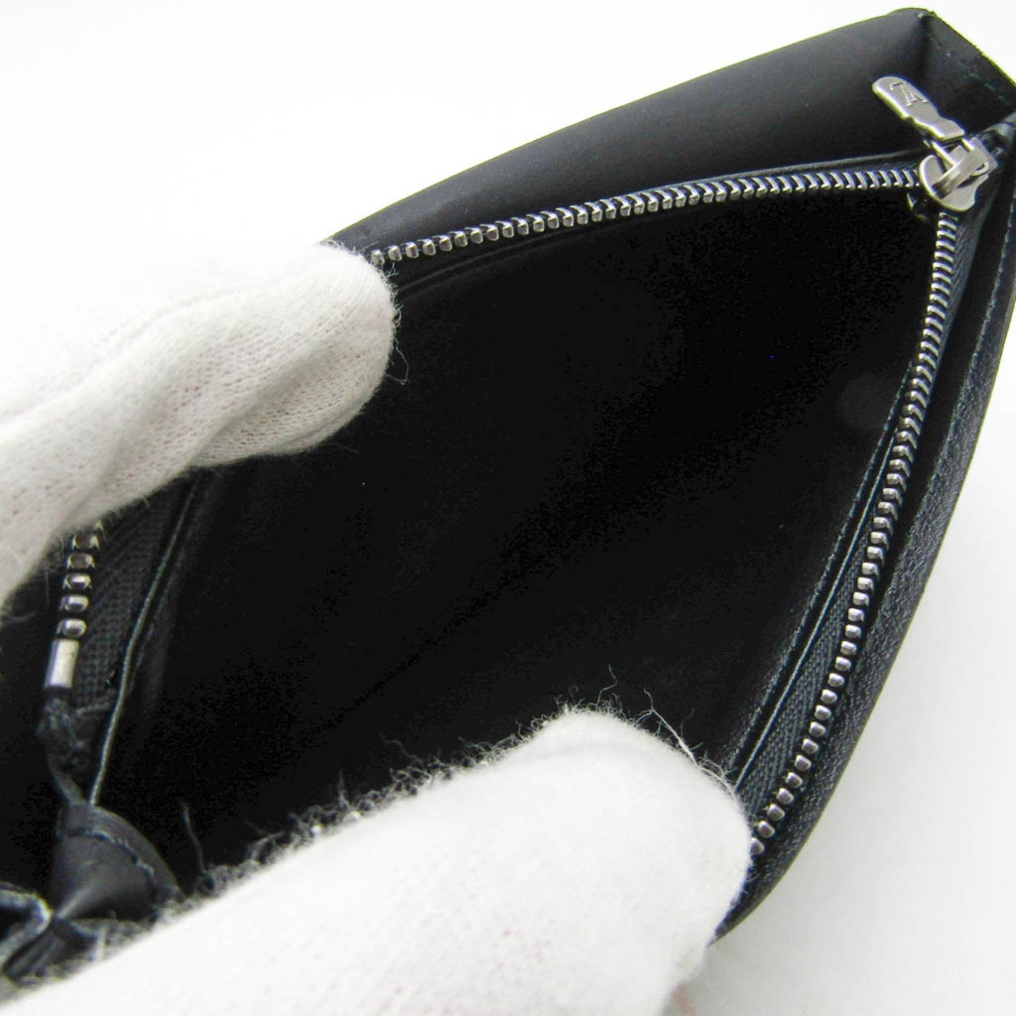 Louis Vuitton Damier Infini Brazza Wallet N63010 Men's Damier Infini Long Wallet (bi-fold) Onyx